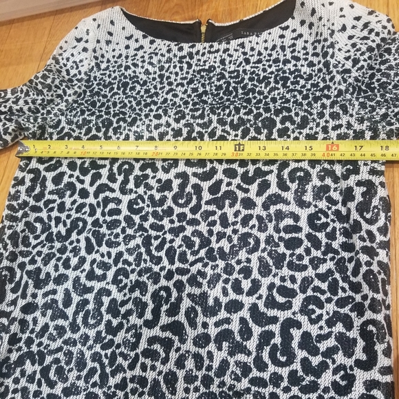 ZARA BASIC sequin holiday party cocktail dress - Picture 14 of 16